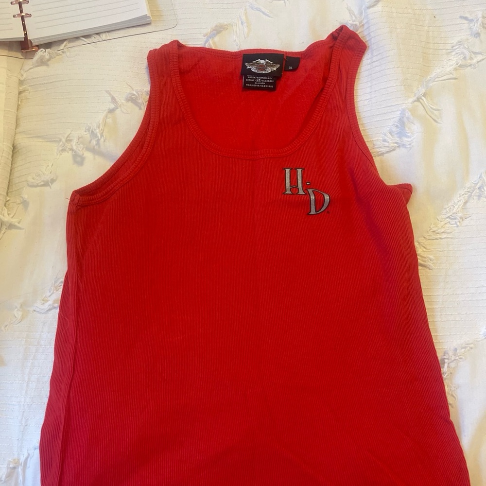 Harley-Davidson Red Tank Top